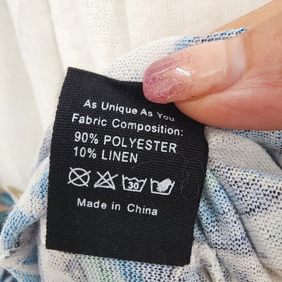 MONTANA WEST Delila Boho Embroidered Aztec Graphic Long Sleeve Blouse Small NWT - Picture 12 of 12